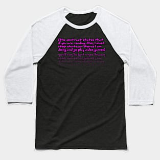 Gamer Christmas Baseball T-Shirt